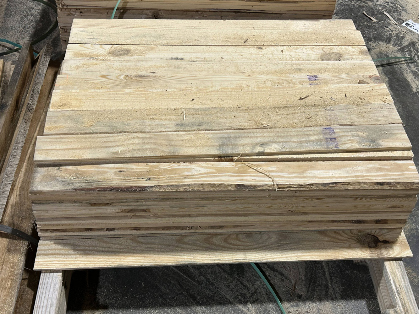 New Deck Boards for New Pallets